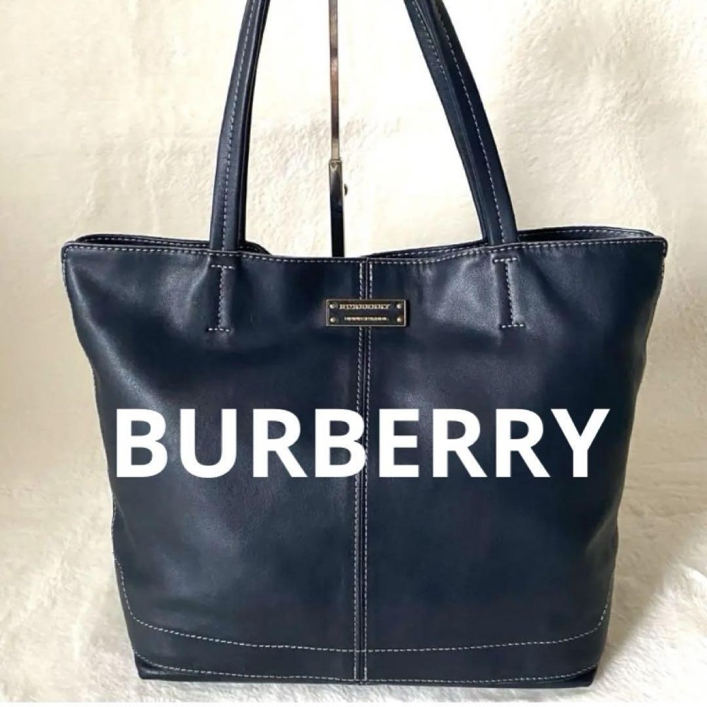 Burberry Shoulder Bag Nova Check Leather Black Authentic F1114670