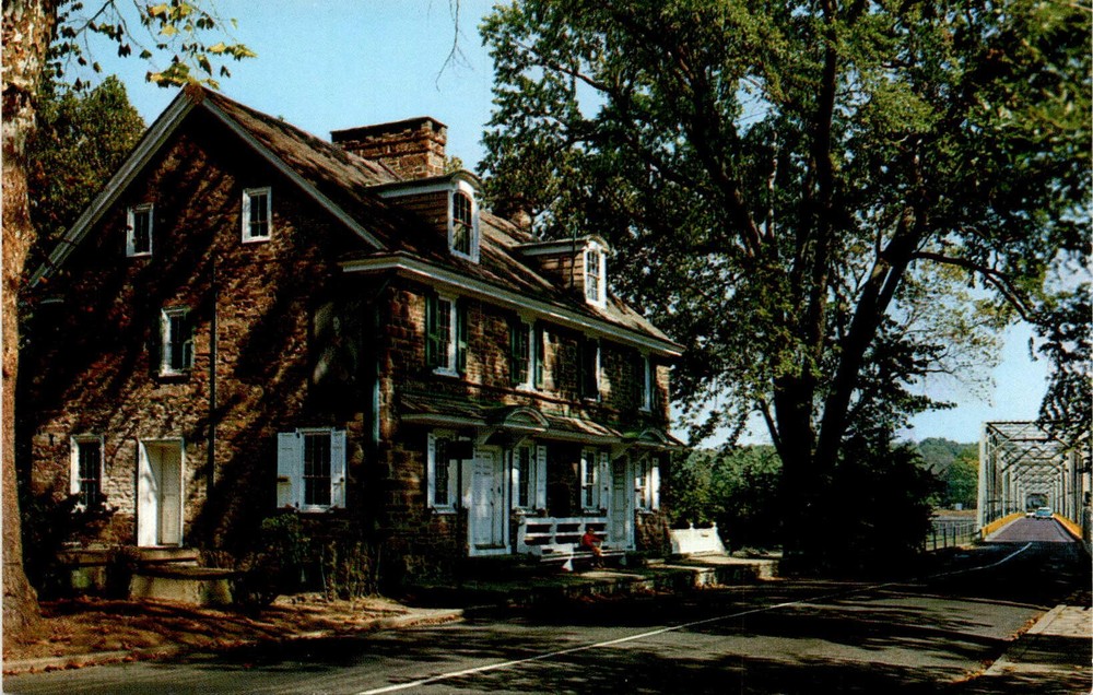 OLD FERRY INN, Washington Crossing State Park, Bucks Co., Postcard