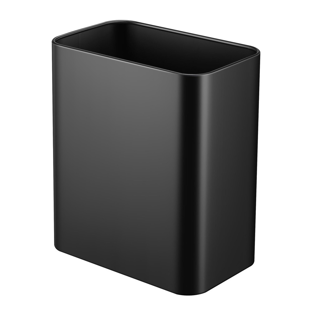 Small 2.1-Gallon Slim Metal Trash Can for Bathroom Wastebasket