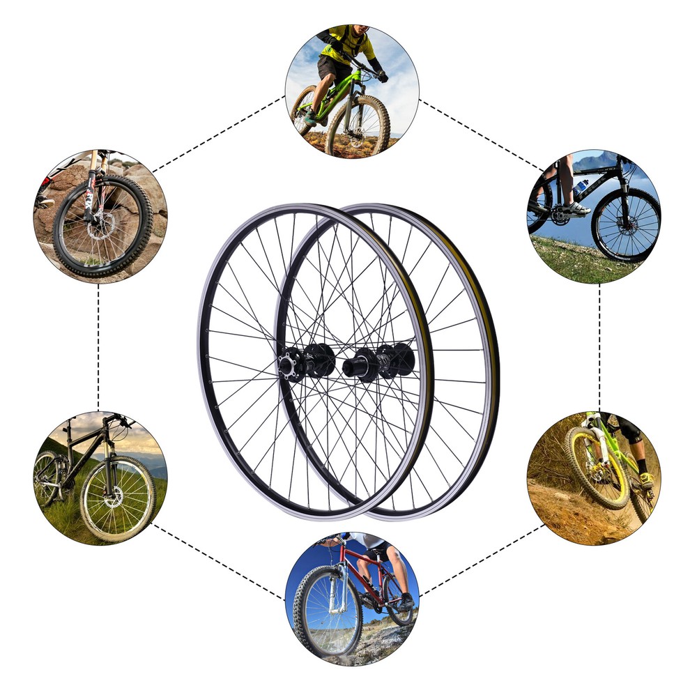 Aluminum Alloy Mountain Bike MTB Wheelset 27.5