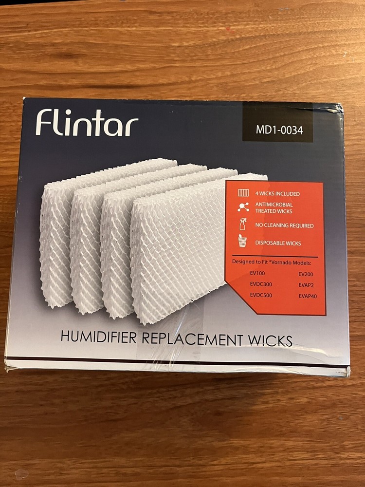 Flintar MD1-0034 Premium True HEPA Replacement Filter for Vornado 4 Pack