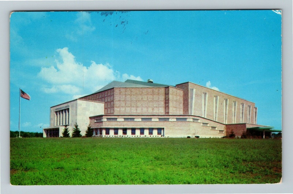 Fort Wayne IN-Indiana, Allen County War Memorial, c1955 Vintage Postcard