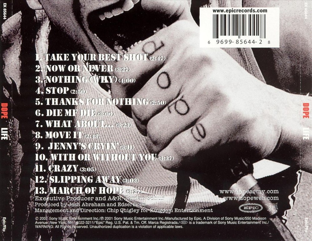 DOPE - LIFE [PA] NEW CD