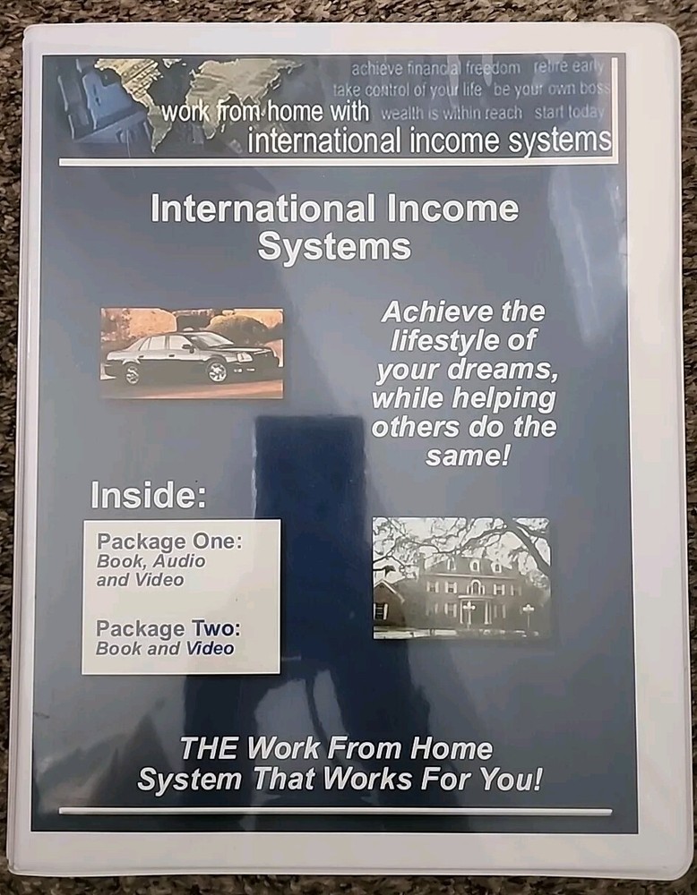 International Income Systems Work From Home Kit VHS Cassette 2001-image
