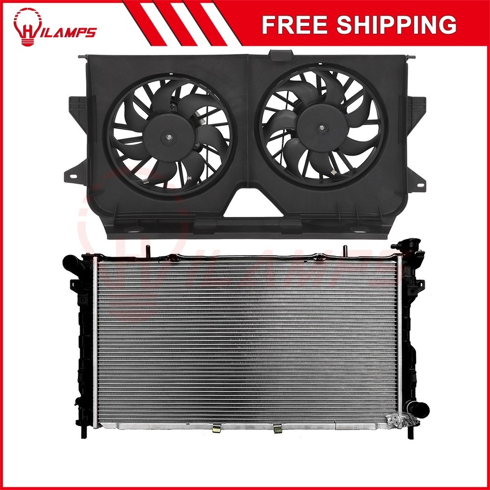 Electric Radiator Cooling Fan Kit Fits 2005 2006 2007 Chrysler Town & Country