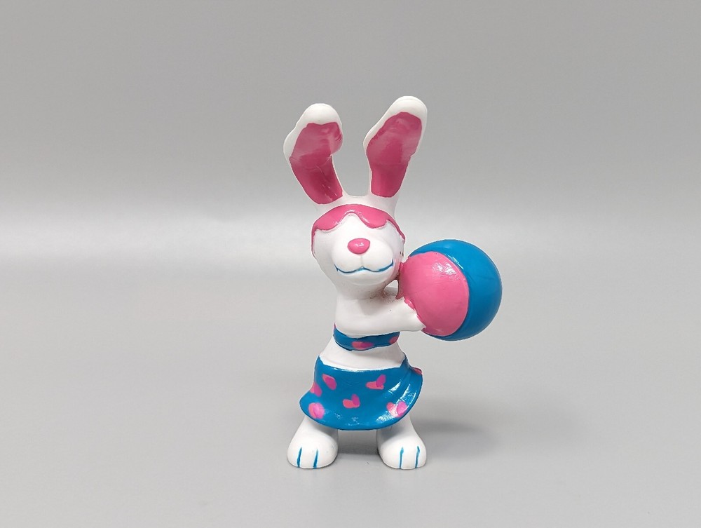 1989 Applause PVC Figure Beach Bunny Rabbit Beachball Beachbunnies 3