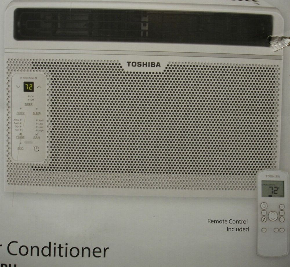 Toshiba 6,000 BTU 115V Window Air Conditioner with Wi-Fi & Remote, White