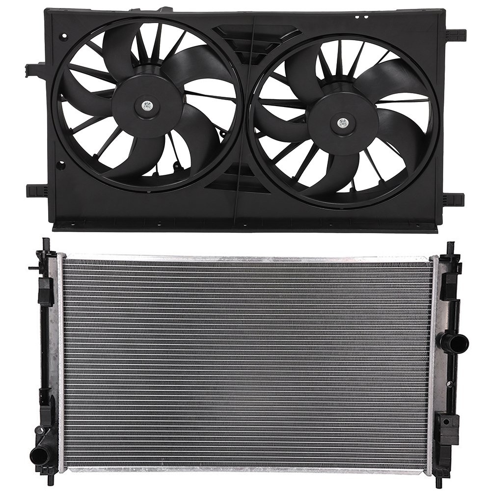 PICKOOR Electric Radiator Cooling Fan Kit For Chrysler Sebring Jeep Patriot