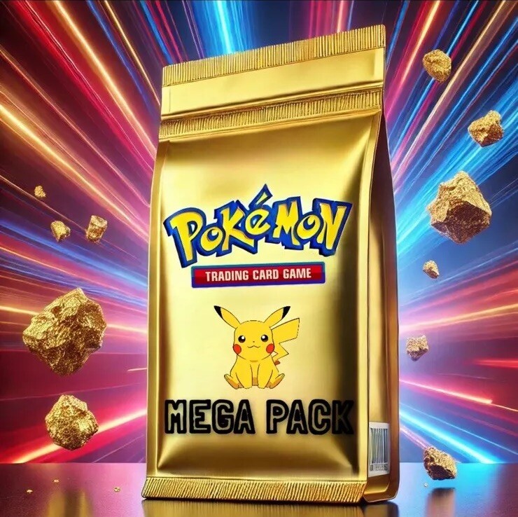 Pokémon TCG Mega Pack- Gold