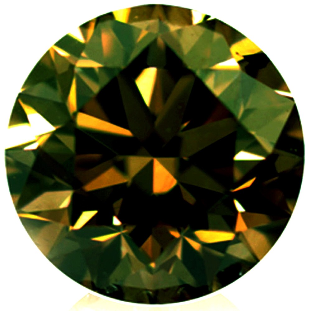 8.00mm VVS1/1.75ct BROWN WHITE COLOR ROUND LOOSE MOISSANITE DIAMOND FOR Ring