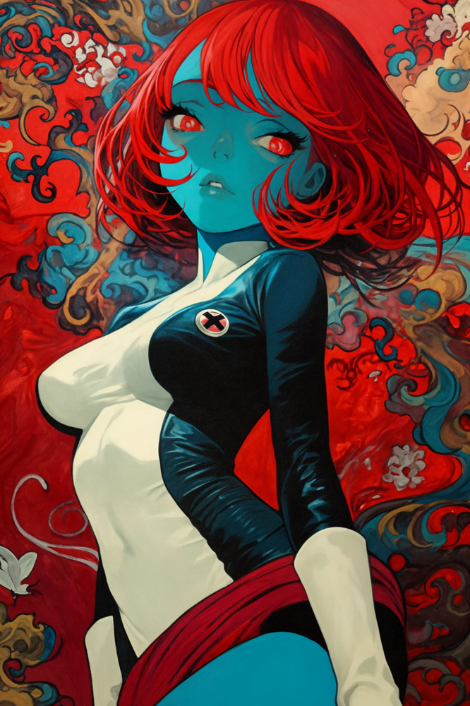 MYSTIQUE I Fine Art Print 13x19 Limited Edition 1 of 30 Marvel X-Men