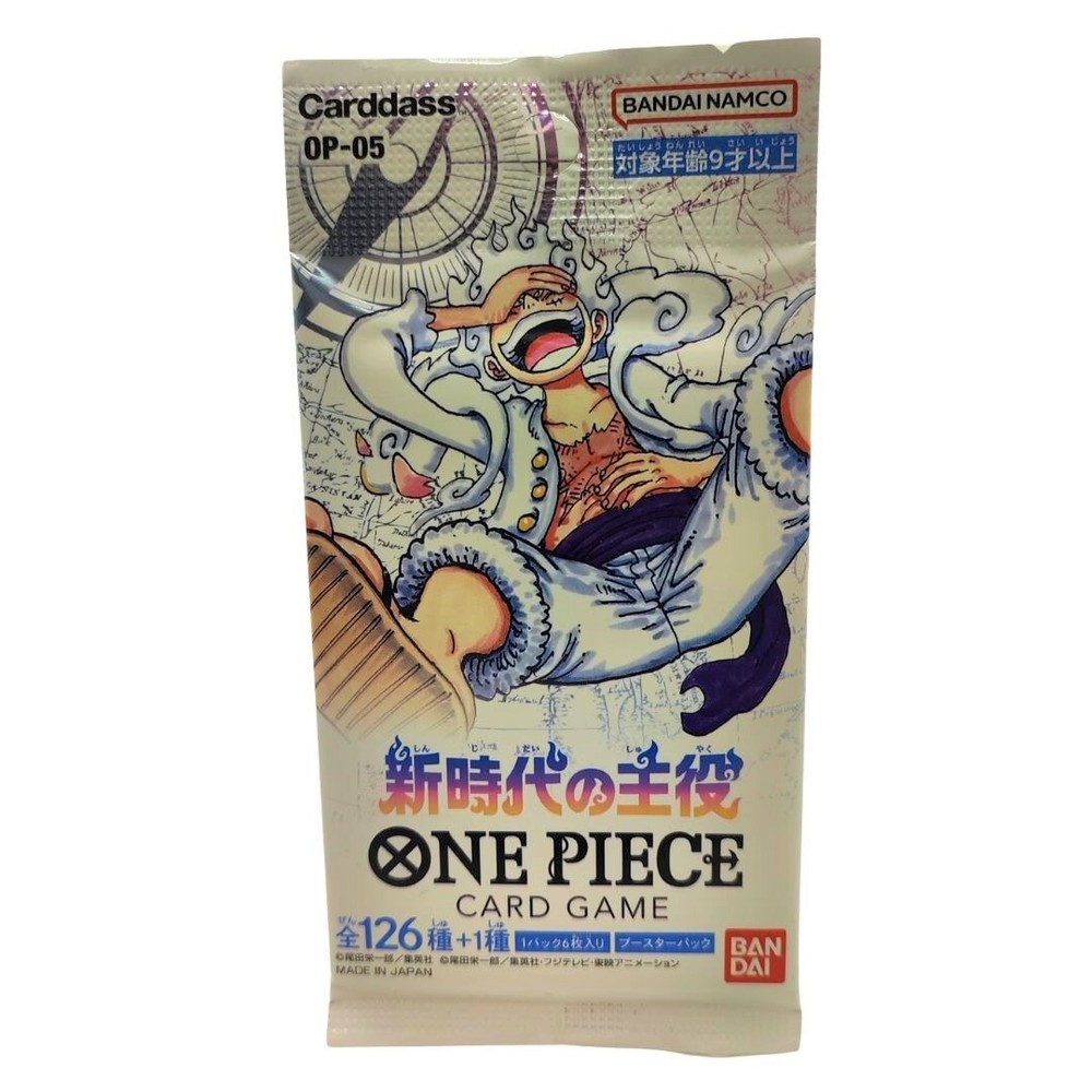 One Piece TCG OP-05 Awakening of the New Era Booster Pack/6 cards Japan Sealed