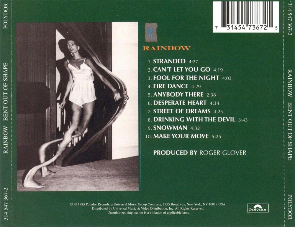 RAINBOW BENT OUT OF SHAPE NEW CD