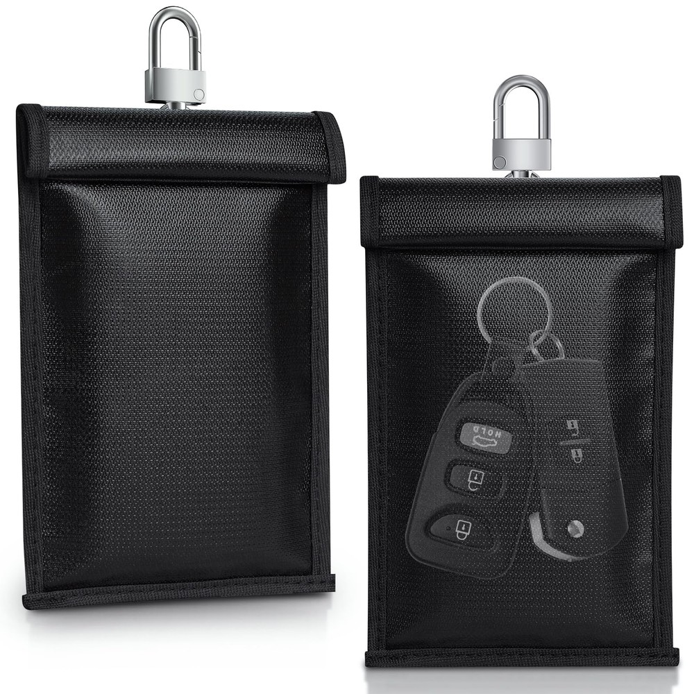 Faraday Key Fob Protector 2 Pack Signal Blocking RFID Case for Car Keys