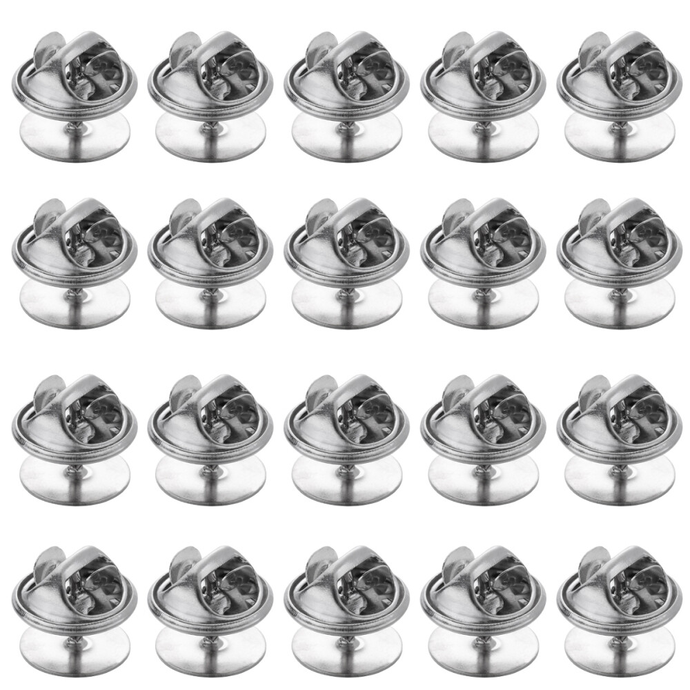 Replacement Metal Enamel Pin Backing Pin Backs Locking Tie Pin Enamel Pin Set