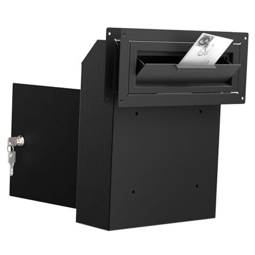 Secure 1.2mm Steel Through-the-Door Mail & Payment Drop Box-image