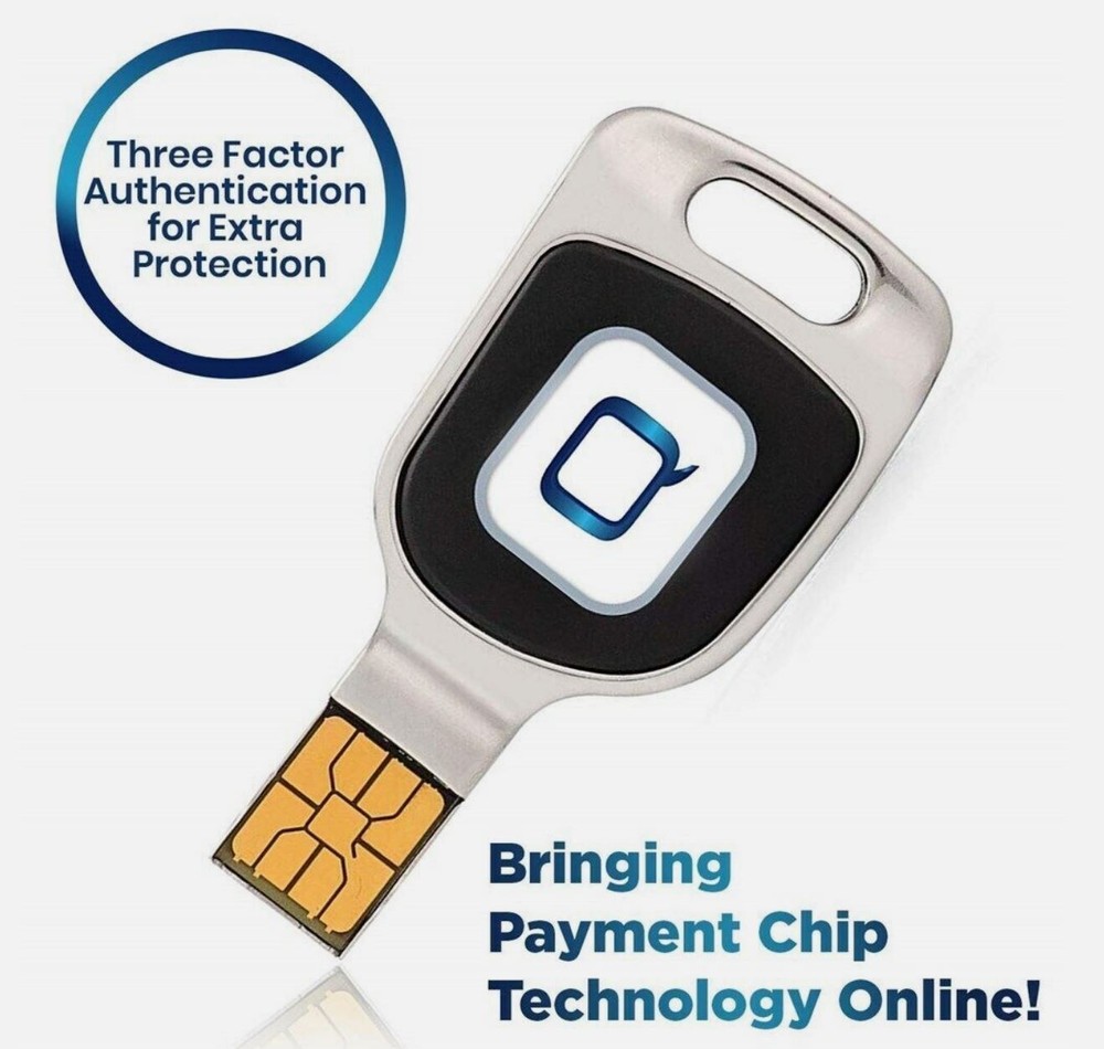 Qkey Security Key Extra Protection Password Vault That Secures Internet Payments-image