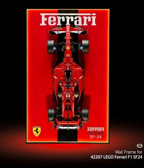 LEGO Technic Ferrari F1 SF-24 Car Display Frame