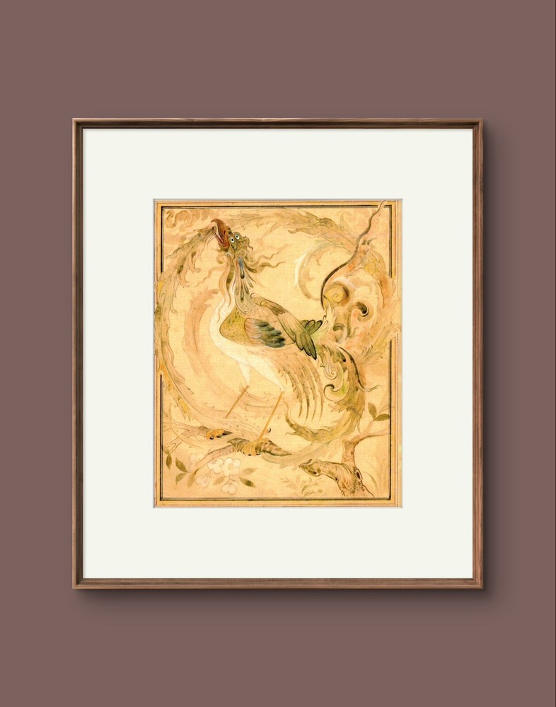 Art Print Persian Miniature Painting Small Size Wall Decor Unframed Print Poster