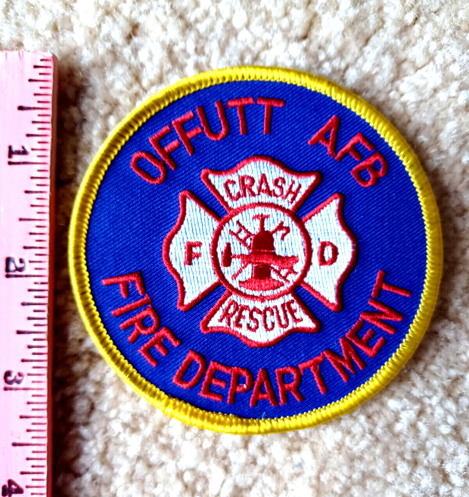 Offutt, Nebraska, Air Force Base Fire & Rescue patch : firefighting : Crash FD