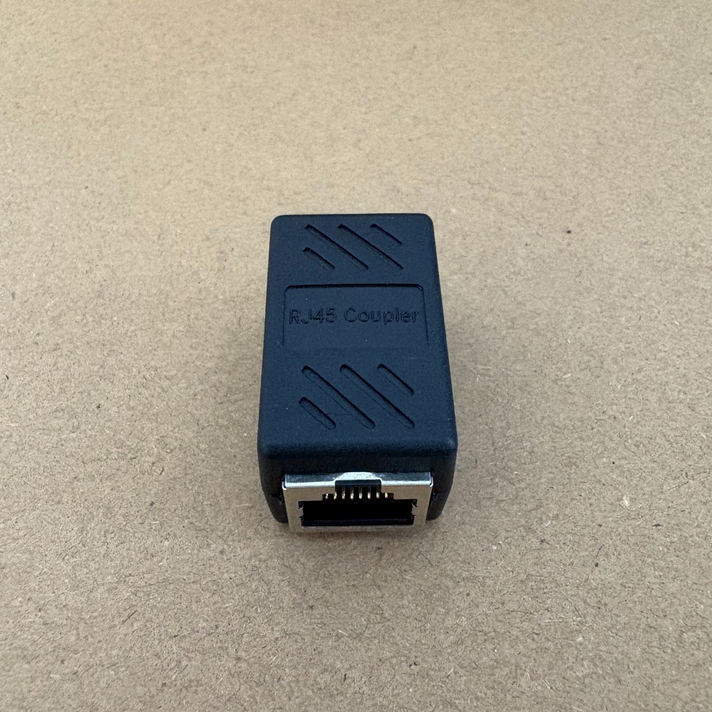 1pcs RJ45 Inline Coupler Cat7/Cat6 Ethernet Network Cable Extender Connector #2