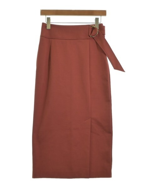 Relaxing Green Label Maxi Skirt in Dark Red 2200563273073-image