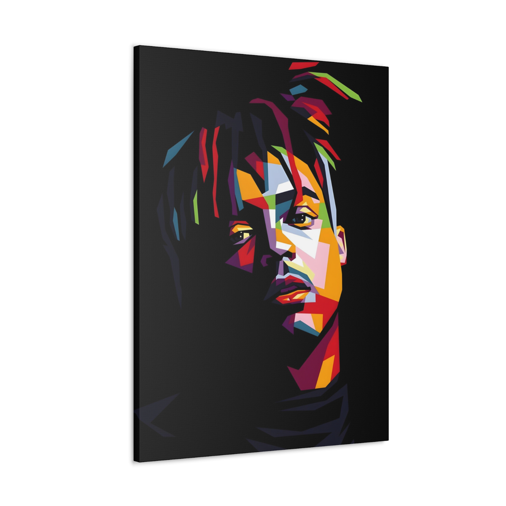 Juice WRLD Canvas Hip Hop Rapper Colourful Wall Art Decor