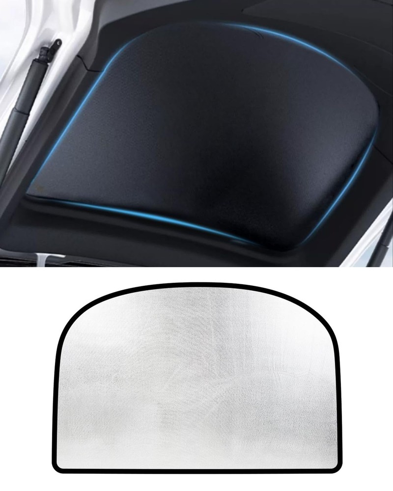 Rear Windshield Sunshade for Tesla Model 3, Foldable Rear Liftgate Sun Shade ...