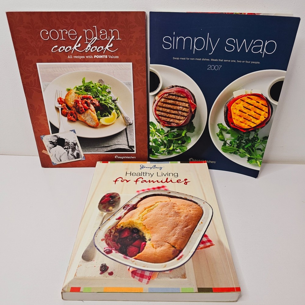 Jenny Craig Healthy Living for Families Core Plan Simply Swap Cookbooks-image