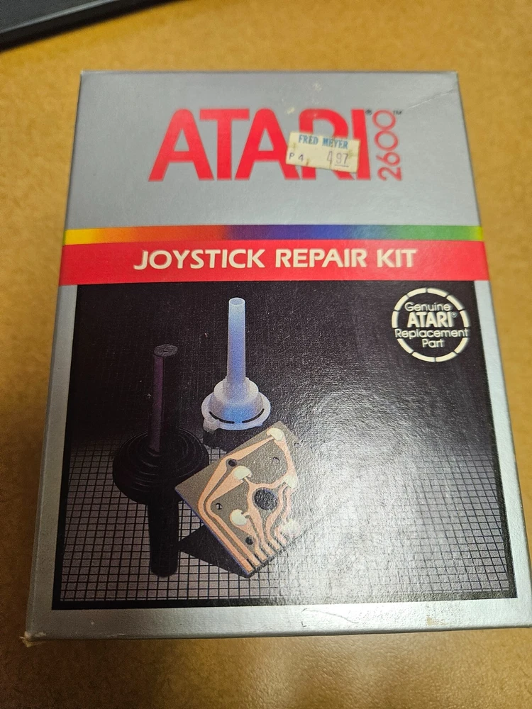 Atari 2600 OEM CX-40 Orange-Trim Joystick
