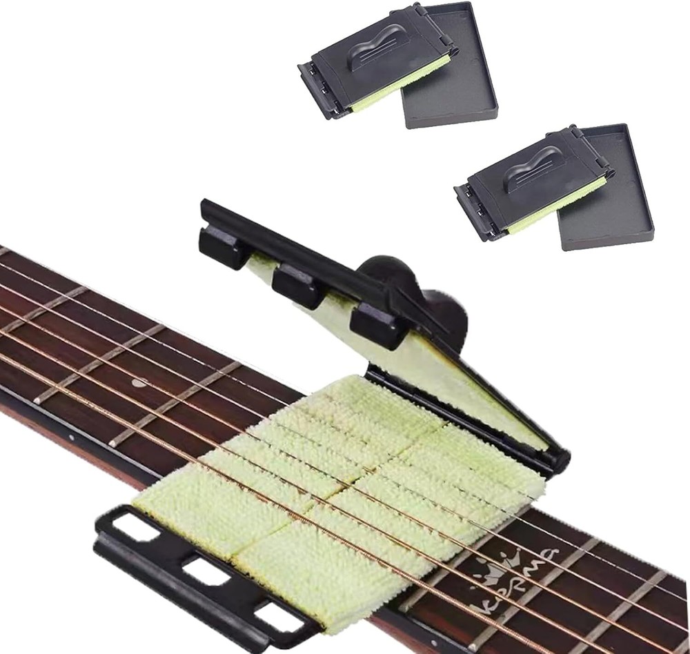 2-Pack Guitar String Cleaner, & Fretboard Cleaning Kit Premium...