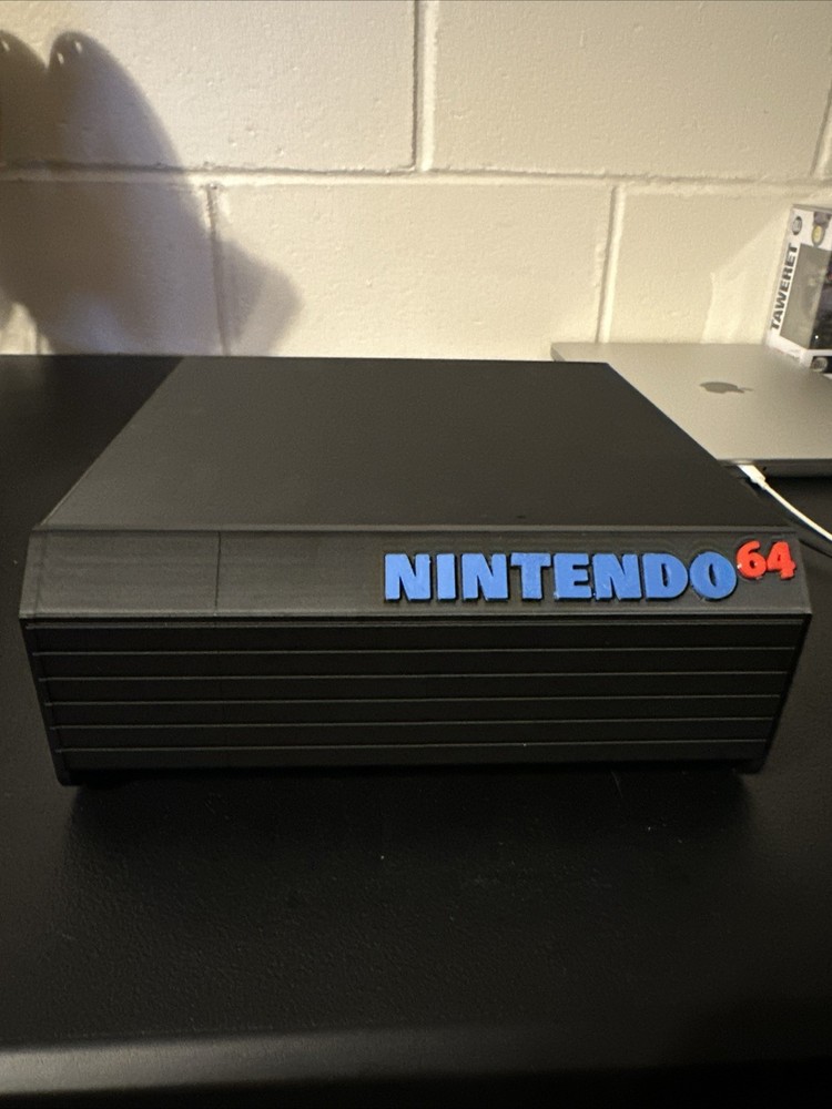 3D Printed N64 Game Storage Case Holds 18 Cartridges with Drawer Box