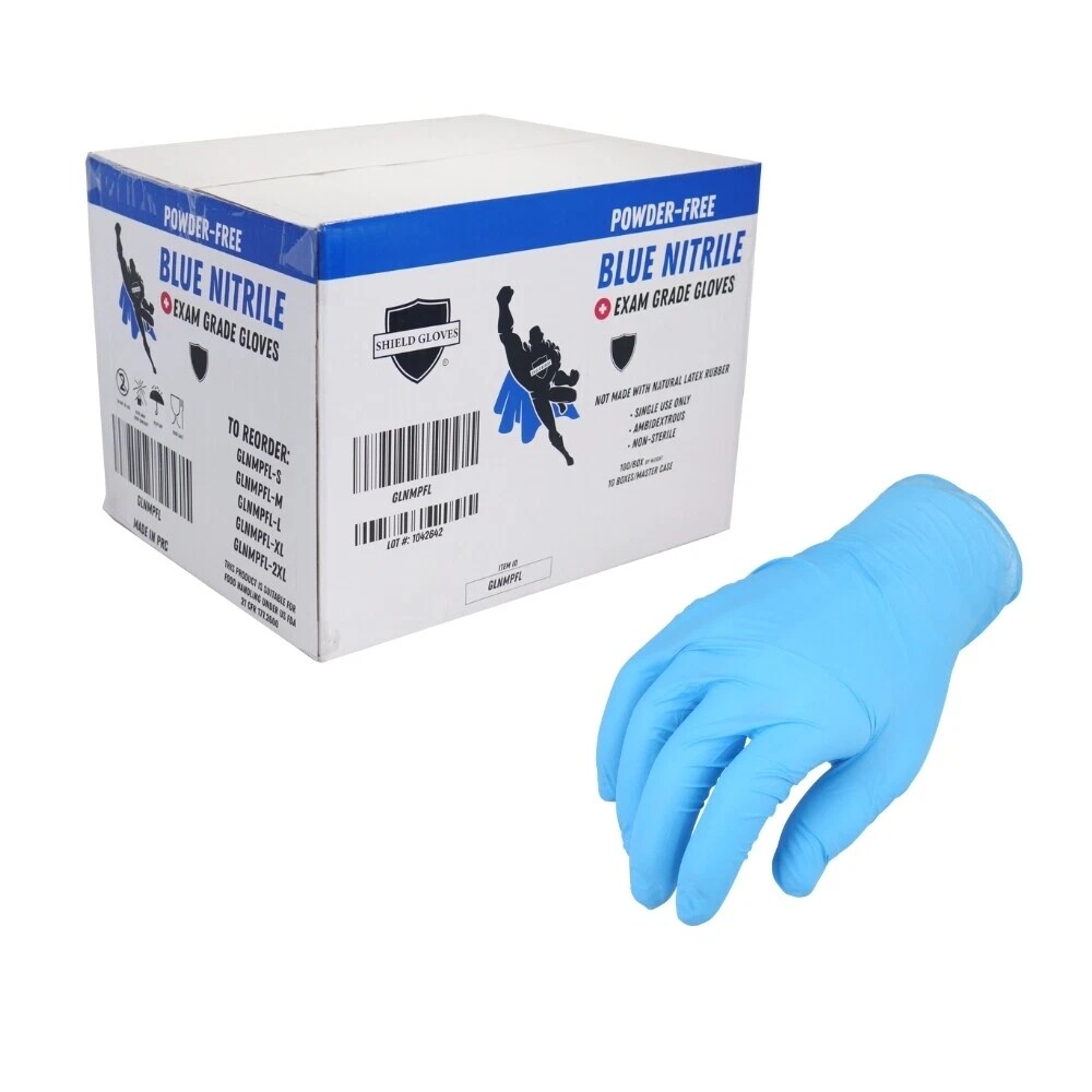 48,000 Pcs XL Nitrile Exam Gloves Powder-Free Chemo-Rated Medical Blue