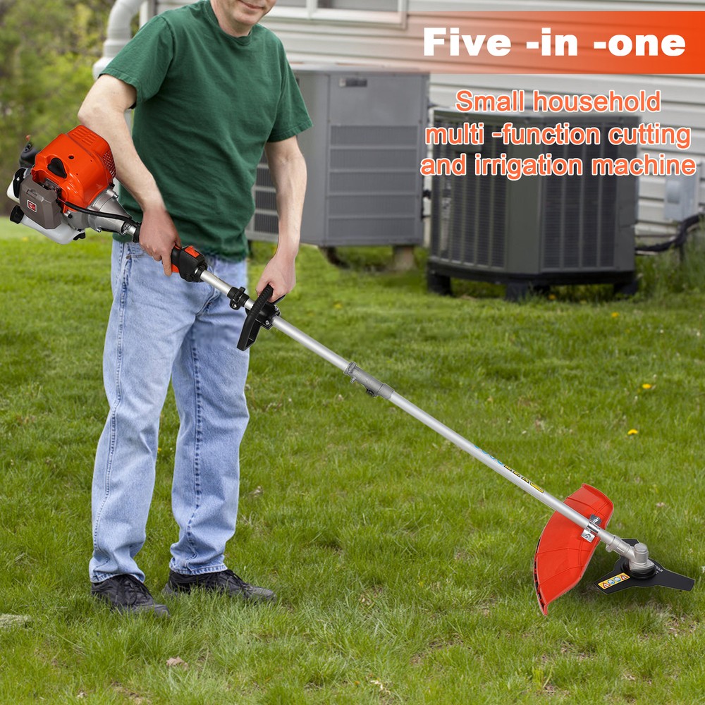 5 in 1 Handheld Cordless Lawn Mower, 2-Stroke 52CC Gas Hedge Chainsaw Trimmer sa