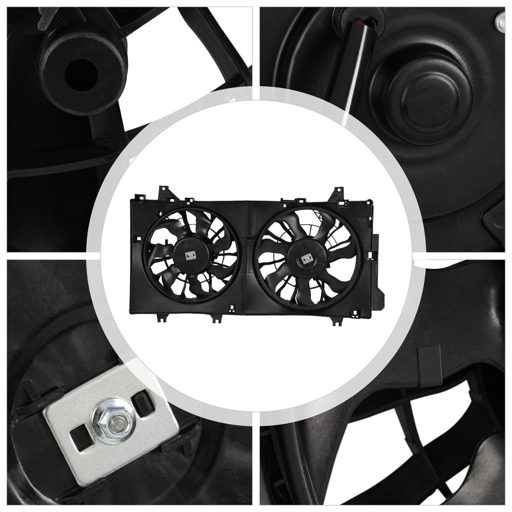 Cooling Fan For Mazda 3 2014-2018 L4 2.5L L4 2.0L Dual Radiator Cooling Fan SALE