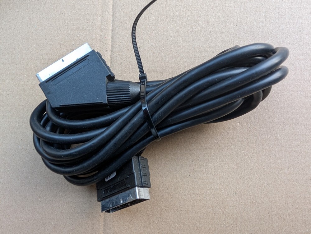SCART CABLE, SCART, SKART, Shielded, RGB SVHS YUV Capable - 1.5 Metres