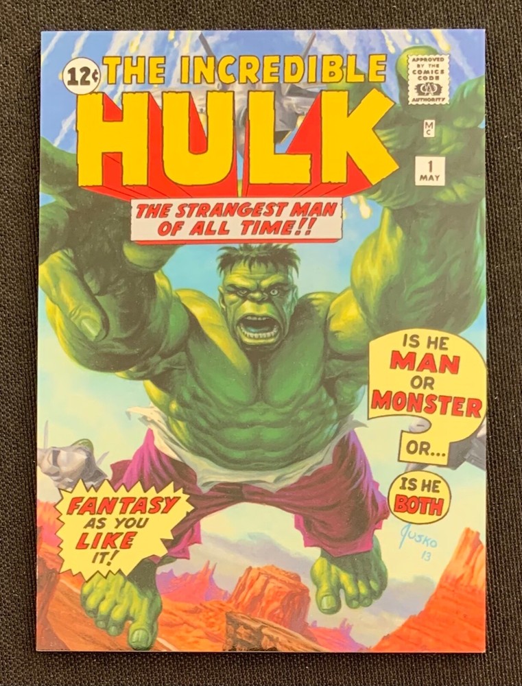 2016 Marvel Masterpieces What If TIER 4 Card #85 HULK /50 Mint