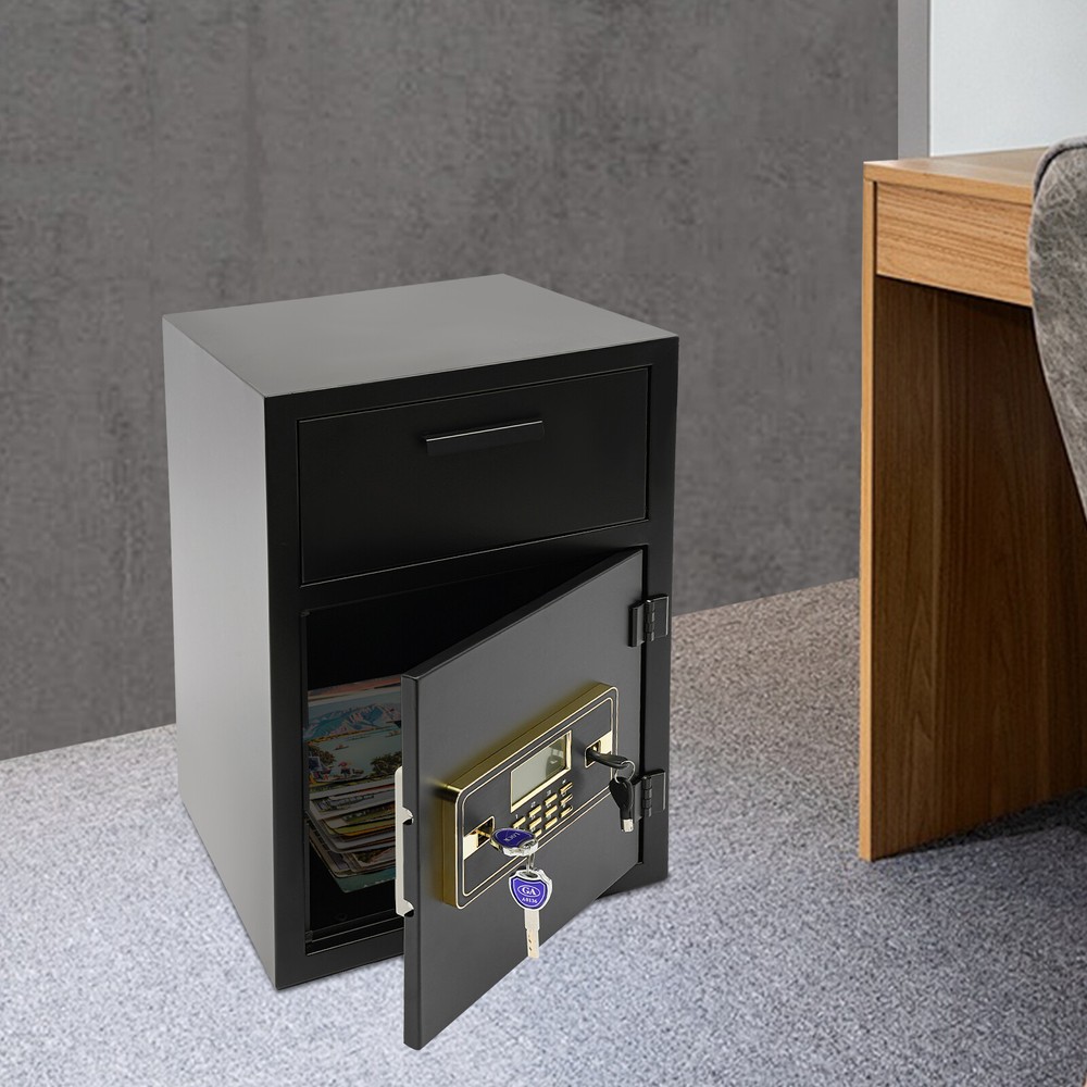 Secure Drop Slot Safe for Cash and Mail Deposits