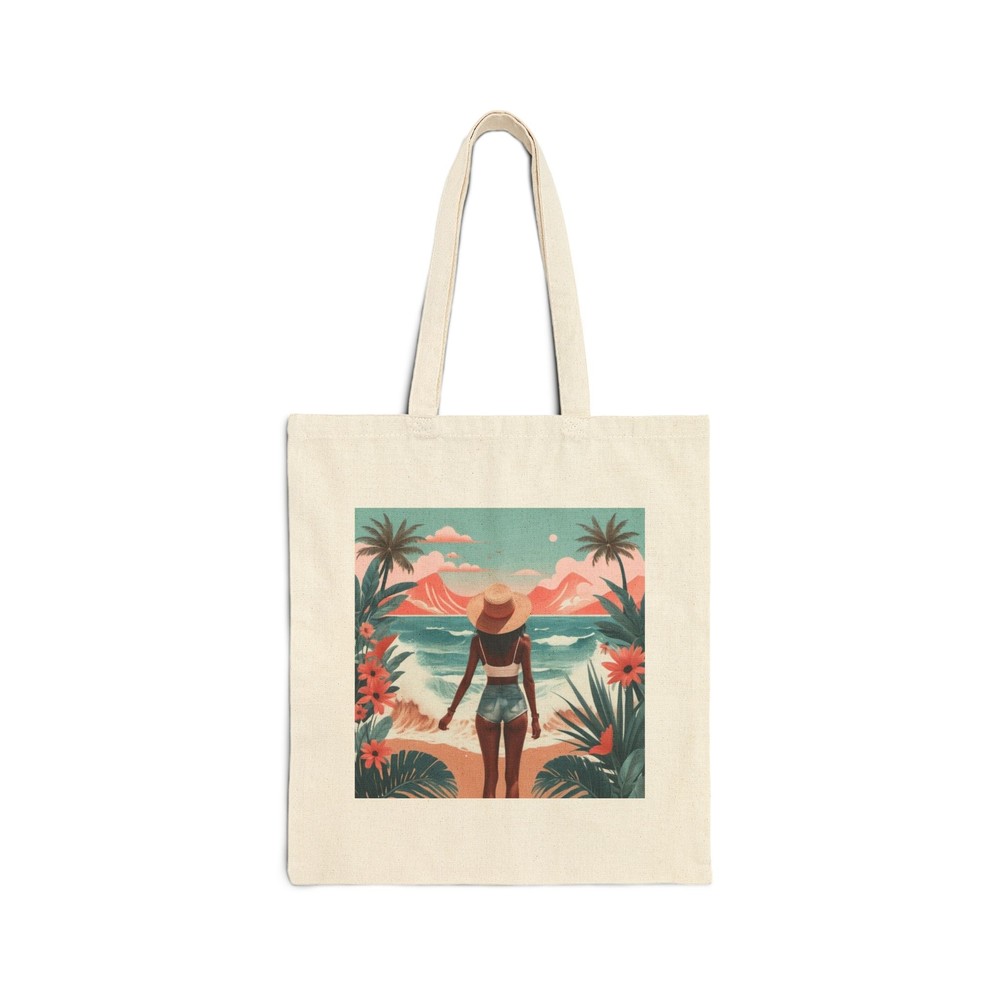 Eco-Friendly Cotton Canvas Tote Bag - Durable & Stylish Carryall