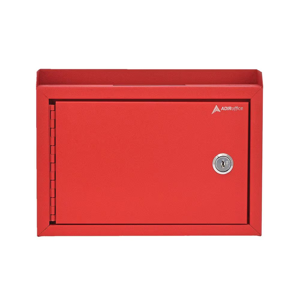 Medium Red Steel Multi-Purpose Drop Box Mailbox for Suggestions