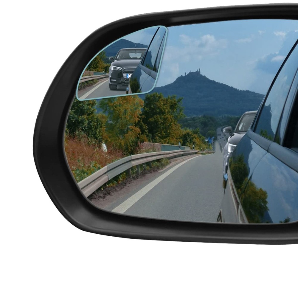 POMFW Rhombus Blind Spot Mirror - 2 Inches HD Glass Frameless Wide Angle Conv...