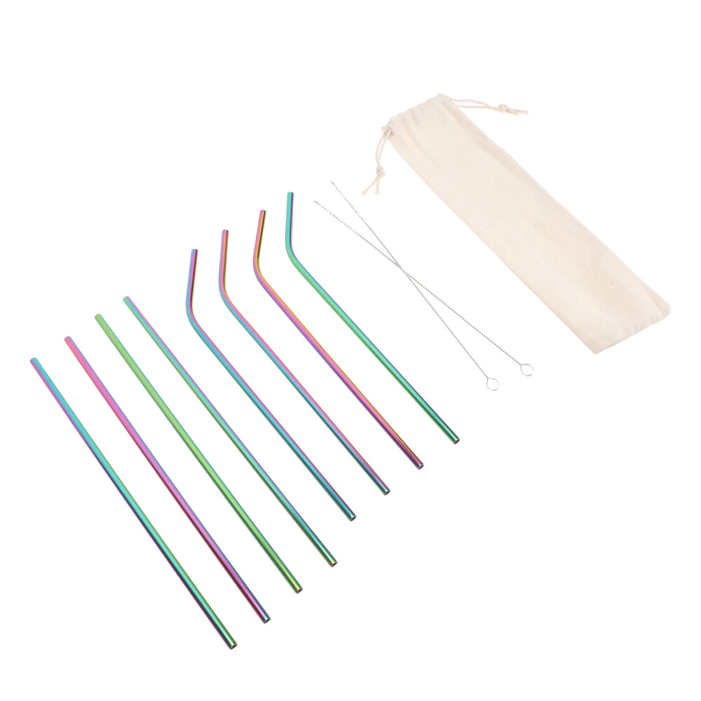 Stainless Steel Straw Cleaner Brush for Reusable Coffee and Drink Straws  