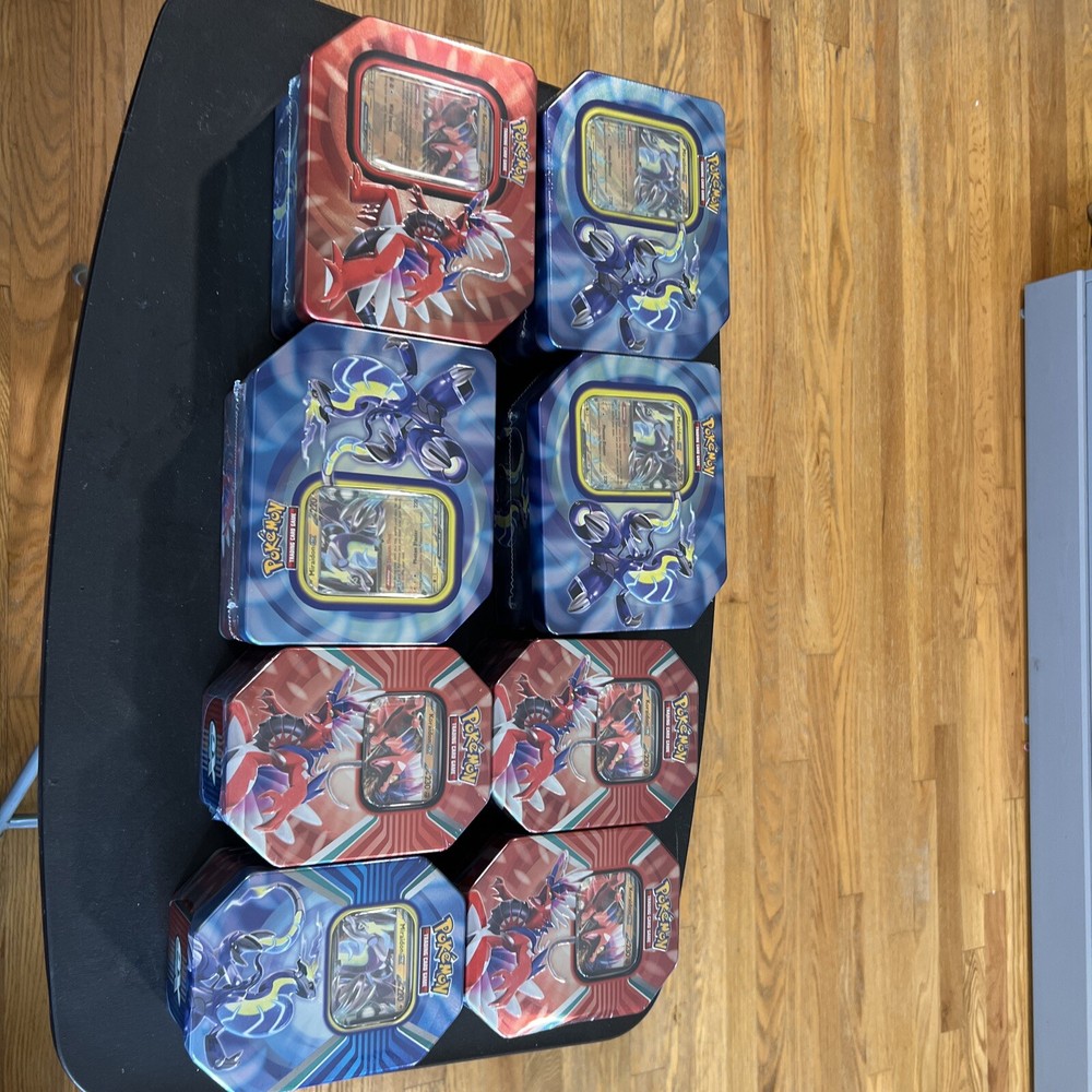 Pokemon Sealed Tins, 2 Sets Of 4. 36 Booster Packs