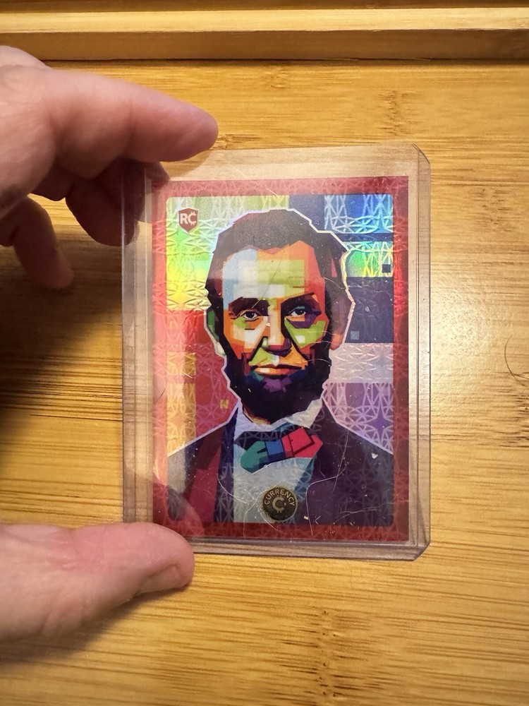 2022 Cardsmiths Currency 1st Edition 11/25 Ruby Refractor Abraham Lincoln #41