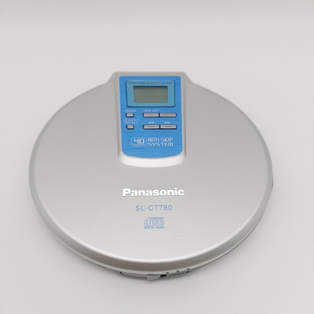 Panasonic SL-CT780 Portable CD Player Discman Silver - Untested - NO Battery