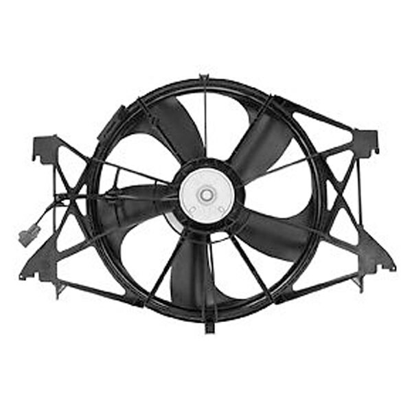 09-12 Ram Truck Cooling Fan Motor Assembly Non-Megacab AC Condenser Radiator