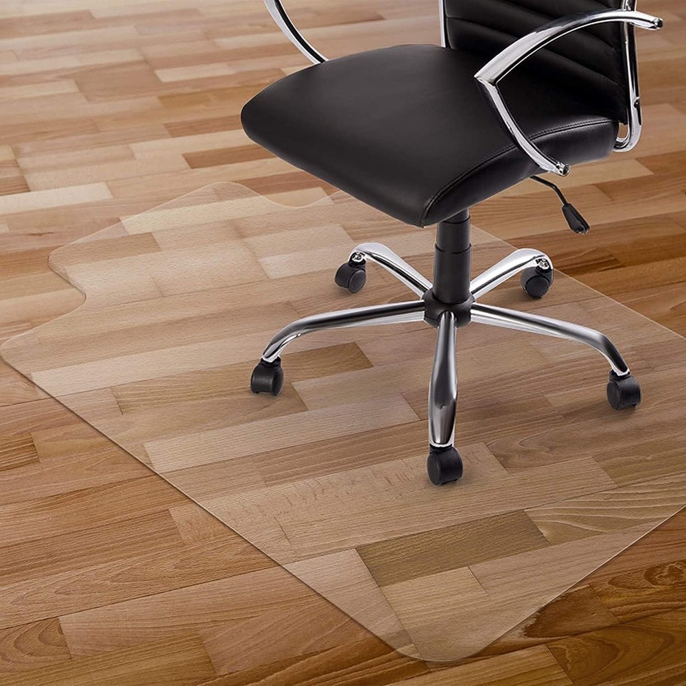 Hardwood Floor Rolling Chair Mat 36x48 Inches with Lip for Office Desk