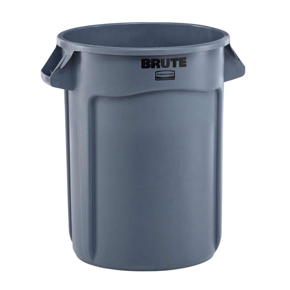 Rubbermaid FG263200GRAY 32-Gallon Durable Gray BRUTE Container No Lid