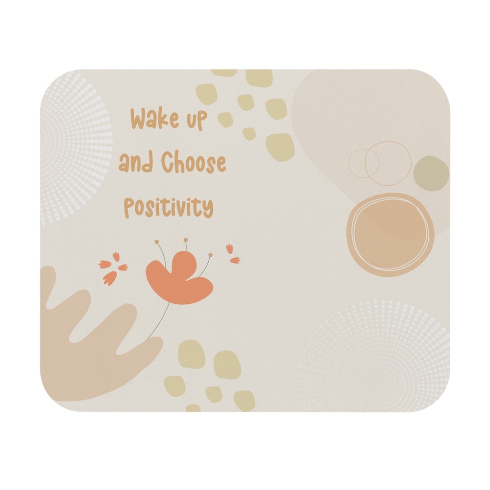 Cute Work from Home Positive Mouse Pad (Rectangle) Desk Decor Coworker Gift-image