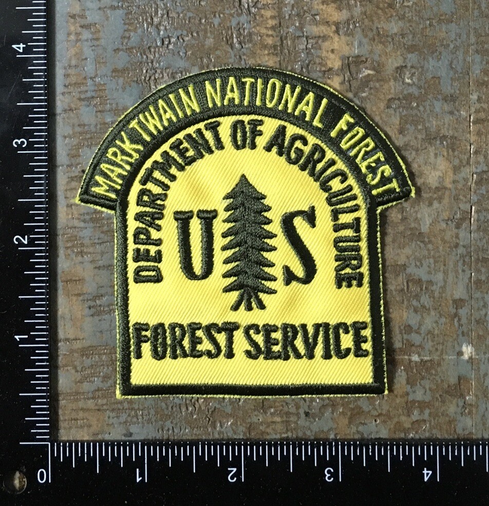 Vintage USFS Mark Twain National Forest Missouri Patch - Dept of Agriculture Collectible  
